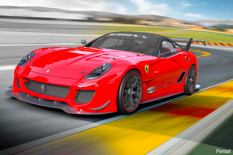 Ferrari 599XX has more power and active aero